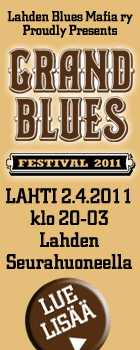 Grand Blues Festival Lahdessa lauantaina 2.4.