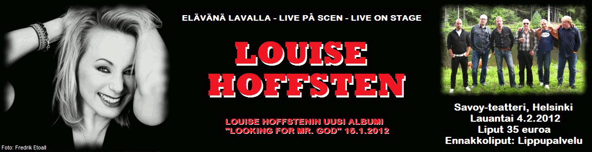 Louise Hoffsten ja Wentus Blues Band Helsingiss� 4.2.